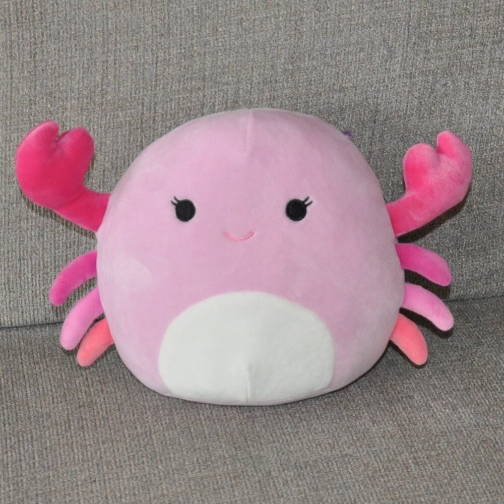 NWT New Sea Life New 8" Squishmallow Cailey the Crab Pink Plush